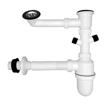 سیفون دولگنه ظرفشویی